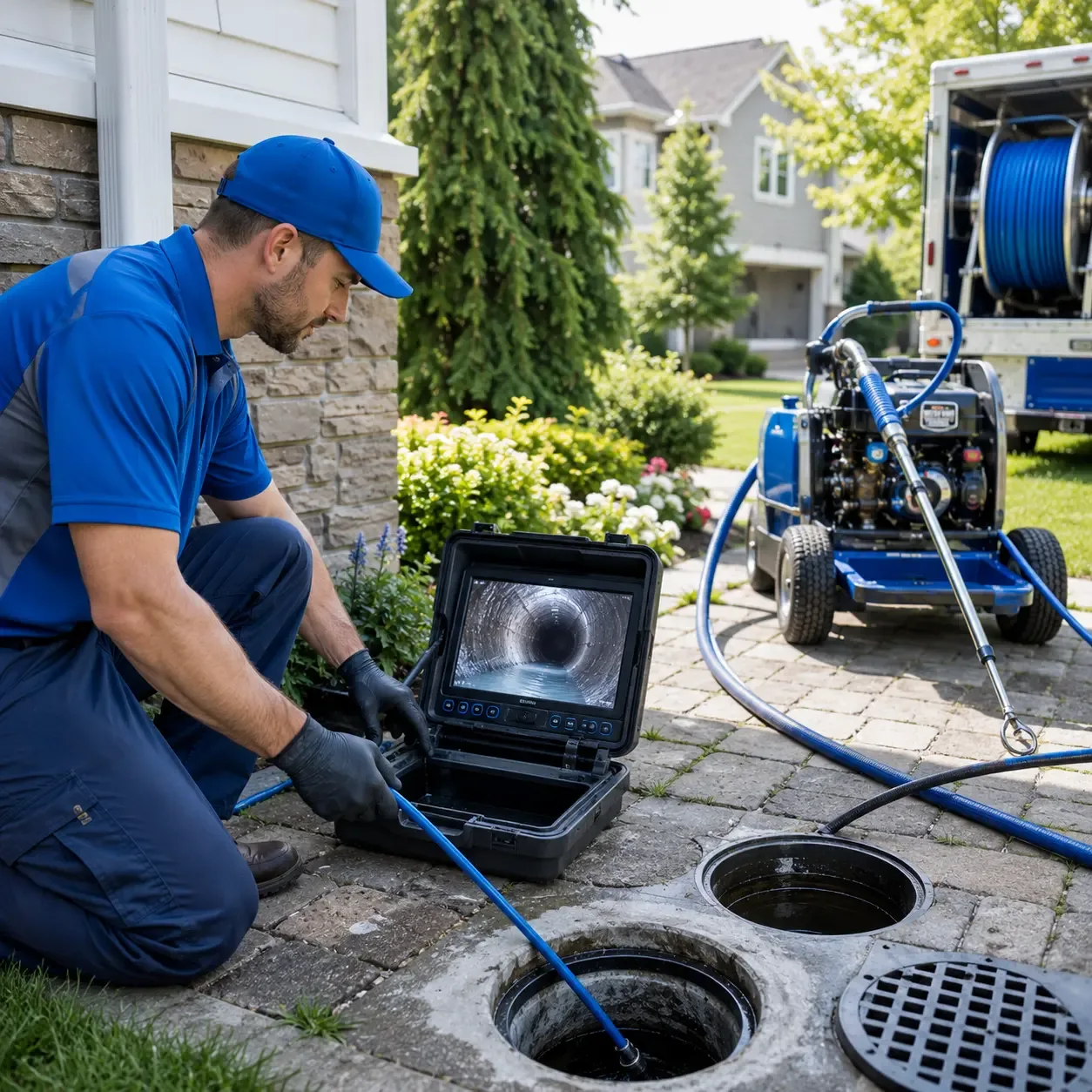 Outdoor drain cleaning professionals serving Atlantic, IA